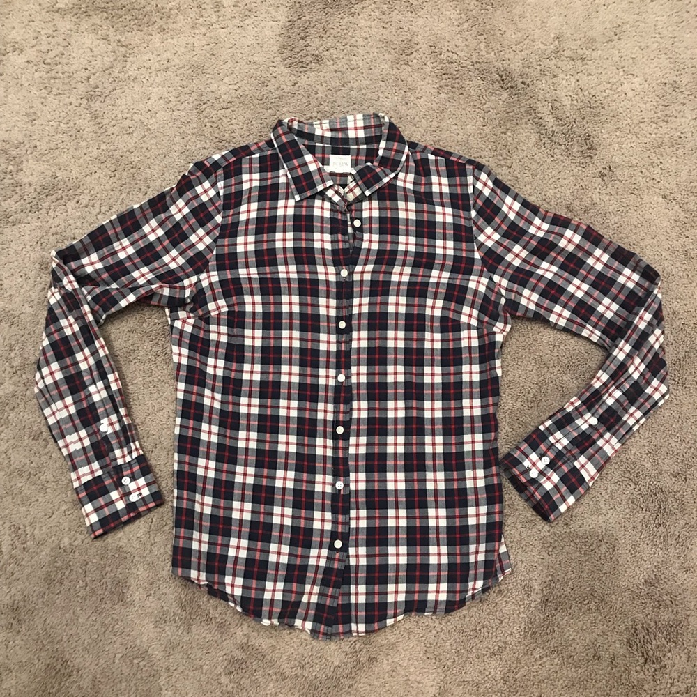 Plaid button up